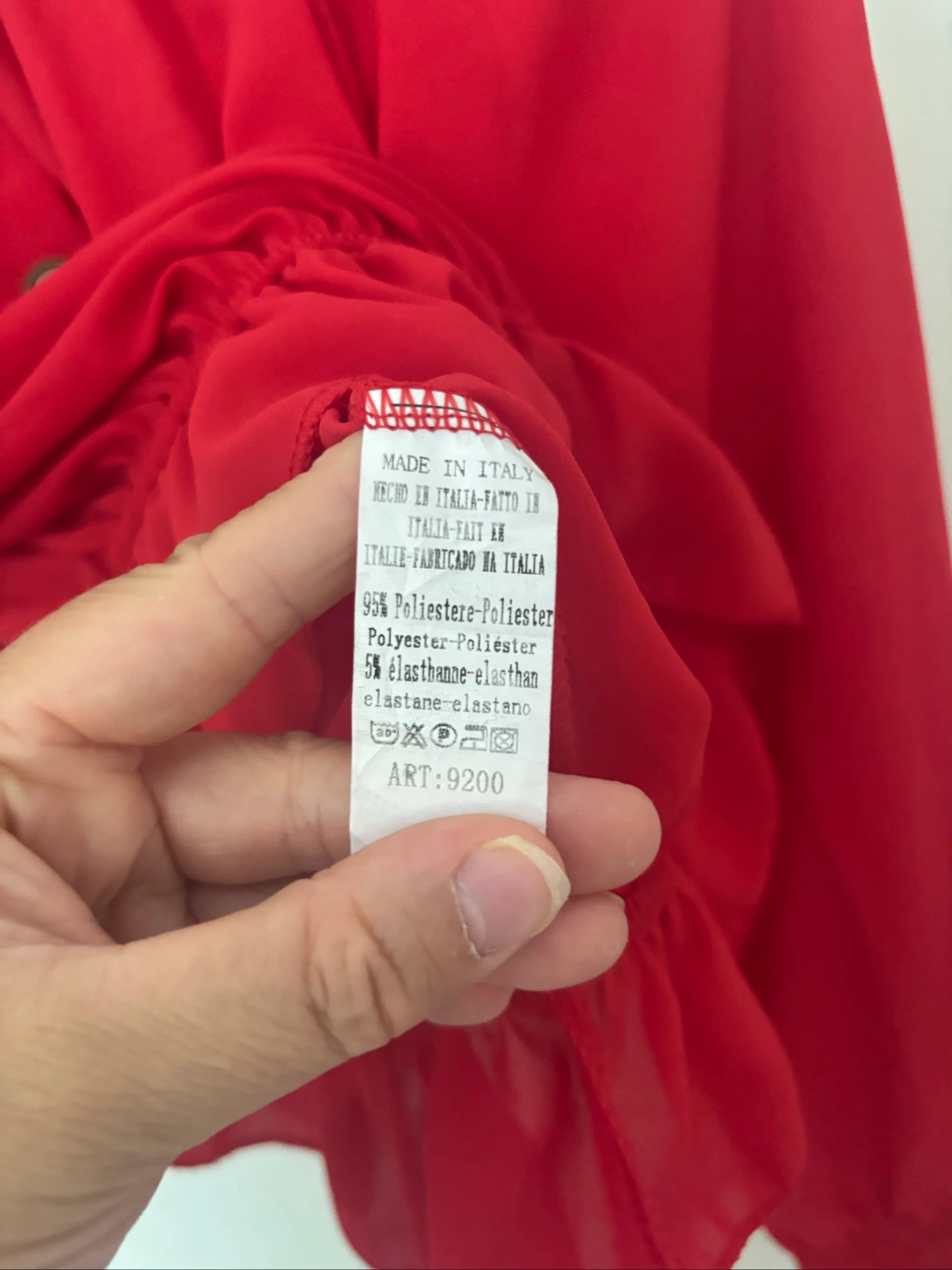 242/ Blusa vermelha gola barco - Boutique indépendante - Tamanho 38 – photo 3